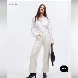 Madewell Emmett Wide Leg Jeans